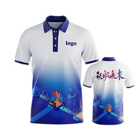 Grosir wanita Slim Fit Polo kemeja untuk pria wanita Unisex kustom Logo bordir Polyester Polo Golf kemeja
