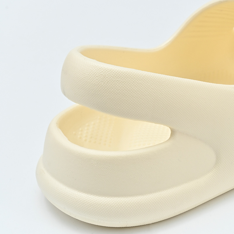 2023 Women and Men Summer Sandals Couples Macaron Color Double Strap EVA Lightweight Sandals