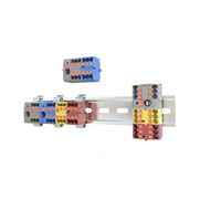 Borniers de puissance enfichables à connecteur compact rapide CE,TUV PT Fix JUT15 série de blocs de distribution d'énergie