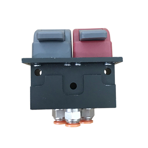 Double manuel principal de valve de camion à benne basculante AF-3CV en plastique noir avec la résistance à hautes températures de médias de puissance pneumatique - Product Image 1