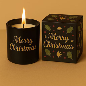 Luxury customized soy wax <b>candles</b> <b>gift</b> pack scented <b>candle</b> <b>set</b> with Logo and box 3.5oz glass <b>candles</b> for home decor xmas wedding - Product Image 2