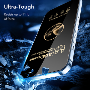 Protector de Pantalla de Vidrio Templado con Protección Anti-rayaduras HD de 360 Grados para <span class=keywords><strong>iPhone</strong></span> <span class=keywords><strong>14</strong></span> 13 15 16 17 18 <span class=keywords><strong>Pro</strong></span> <span class=keywords><strong>Max</strong></span> - Product Image 4