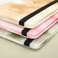 Sac de rangement de documents en cuir PU de luxe de haute qualité porte-carte portefeuille de voyage carte de crédit portefeuille carte passeport sac