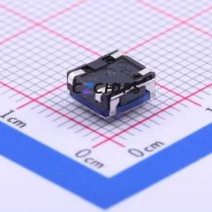 SKRAAWE010 Tactile Switch SMD-4P,6.2x6.2mm Switch Single Pole Single Throw Round Button Vertical Mount 6.2mm - Product Image 2