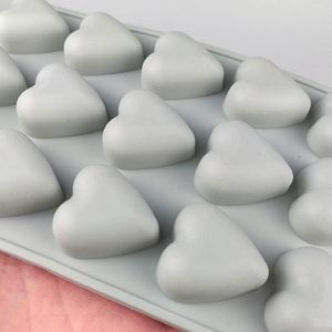 15 Cavities 3D Silicone Heart Shaped Mold Ice Cube Cake Jelly Chocolates Molds - Product Image 6