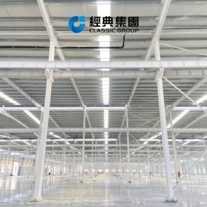 Atelier <span class=keywords><strong>et</strong></span> entrepôt en structure acier de qualité industrielle, bâtiment préfabriqué sur mesure pour stockage de marchandises - Product Image 3