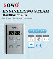 Generator Uap 4.5KW hingga 15KW KL-302 Panel Kontrol Sauna untuk Penggunaan Komersial Generator Mandi Uap Panel Kontrol Digital