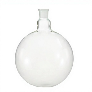 Frasco de Destilación de Cuello Largo y Boca Corta, Fondo Redondo, de Vidrio Borosilicato, Resistente a Altas Temperaturas, para Laboratorio - Product Image 3