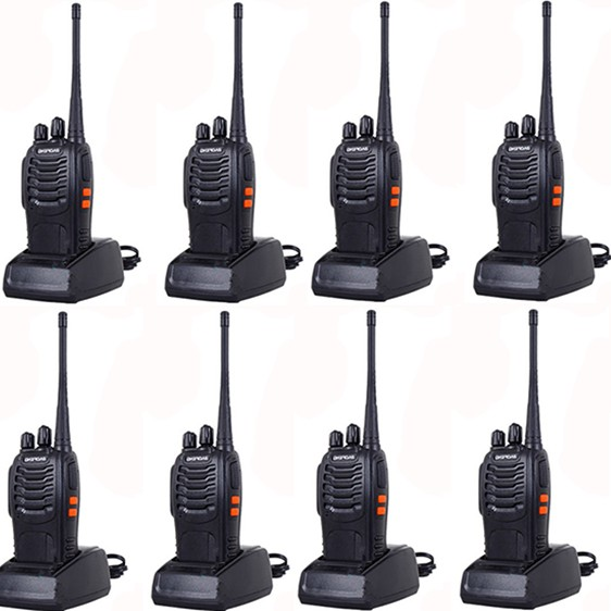 For BF-888S 16CH 5W 1500mAh 400-470MHz Handheld Two-Way Ham Radio with UHF Walkie Talkie & FM Radio