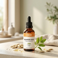 Extrait Liquide Herbal de Graines de Citrouille Complément Alimentaire 2 Fl Oz Liquide de Graines de Citrouille
