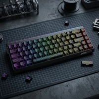 Clavier de jeu JEDEL 68 touches à interrupteurs magnétiques avec lettres latérales et contour lumineux