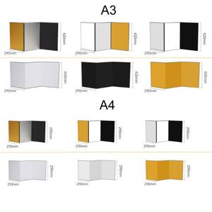 Prezzo di fabbrica Tri-Fold fotografia cartoncino riflettore decorazioni - Product Image 2