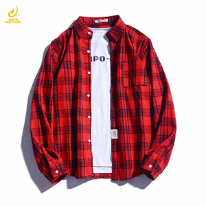 2024 printemps nouvelles grandes tailles épaules tombantes ample décontracté Plaid à manches longues <span class=keywords><strong>chemise</strong></span> couleur bloc flanelle <span class=keywords><strong>chemise</strong></span> à carreaux - Product Image 6