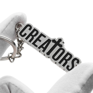 Llavero de Metal Personalizado, Plateado, con Esmalte Suave y Duro, Personalización de Llaveros, Anillos de <span class=keywords><strong>Llaves</strong></span> con Logotipo de Metal Colorido, Venta al por Mayor - Product Image 2