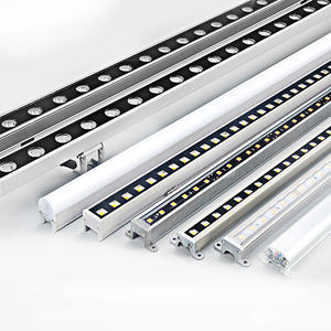 Projecteur LED mural RGB en aluminium IP65, éclairage décoratif pour façades de bâtiments, lumière linéaire 50000, extérieur, 90 Ra90, dimmable, DC24V - Product Image 1