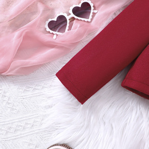 Conjunto de Ropa Navideña de Invierno para Niñas de 4 a 7 Años, Falda Corta de Lana con Lazo y Gorro, 3 Piezas - Product Image 5