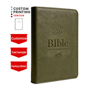 Service d'impression de Bibles personnalisées en cuir PU professionnel, fabrication OEM, vente en gros, cadeau personnalisé, fabricant et fournisseur de Bibles