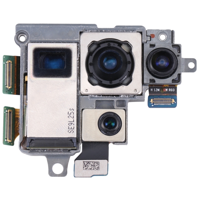 S20 Ultra Camera Original Wide Telephoto Front&Back Main Camera Lens Module Replacement Mobile Phone Repair Parts for Samsung