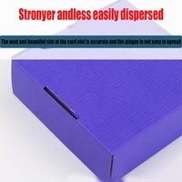 Fabricant de boîtes en carton imprimé violet Boîte postale de vêtements Boîtes d'expédition ondulées personnalisées avec emballage avec logo