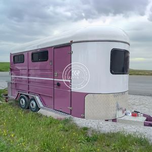 Nouvelle remorque de transport de chevaux 2025, stable et robuste, pour 3 chevaux, remorque de transport de chevaux personnalisée avec logement - Product Image 1