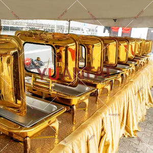 Ensemble d'ustensiles de cuisine de restauration commerciale <span class=keywords><strong>bougie</strong></span> marmite chauffante <span class=keywords><strong>chauffe</strong></span>-plats présentoir de buffet de nourriture <span class=keywords><strong>chauffe</strong></span>-<span class=keywords><strong>plat</strong></span> - Product Image 6