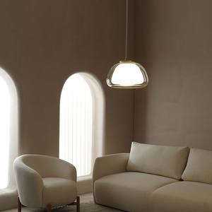 Luminaire suspendu LED de style nordique minimaliste danois, hauteur réglable, tendance, en verre inspiré du gelée, pour le milieu - Product Image 5