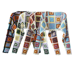 Runwaylover-cárdigan de punto calado para <span class=keywords><strong>mujer</strong></span>, moda 1179 Jacquard <span class=keywords><strong>2022</strong></span> - Product Image 6