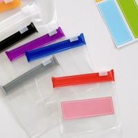 Sacs d'emballage pour pilules en EVA avec fermeture éclair colorés personnalisés, petits sacs de rangement pour pilules en plastique de voyage, sacs à pilules avec fermeture éclair