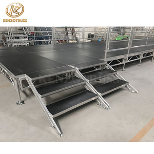 Plataforma Móvil de Aluminio para Escuelas con Capacidad de Carga Pesada y Escaleras - Product Image 1