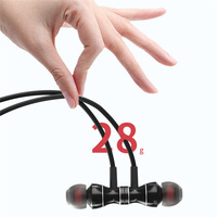 Pabrik Grosir Hands Free Earphone dengan Mic 3.5Mm Kabel Earphone Magnet In-Ear Headphone Kawat