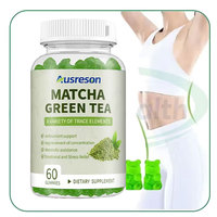 Gummies Détox Matcha Ausreson OEM – Extrait de Thé Vert, Brûleur de Graisse, Énergie, Complément Minceur, Végétalien