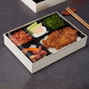 Custom Packaging Takeout Boxes For Food And Pastries Take Away Bamboo Sushi Bento Box