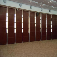 Système de cloisonnement moderne en aluminium, pliable, coulissant et réglable, ignifuge, pour hôtel, école, gymnase, hôpital