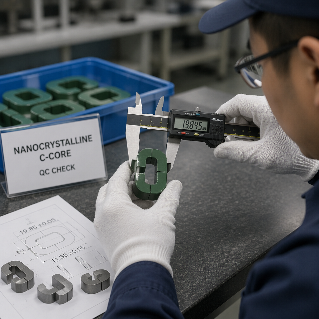 Custom EUCC630 Nanocrystalline C Core Low Loss High Saturation For Energy Storage BMS Battery Inverter OEM ODM · image 5
