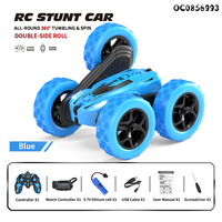 Voiture RC de cascade haute vitesse 2,4 GHz avec détection gestuelle, jouet de drift RC, rotation double face, voiture RC de cascade 360°