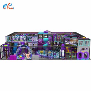 Soluciones Personalizadas de Fábrica para Parques Infantiles Comerciales Interiores, Muros de <span class=keywords><strong>Escalada</strong></span> con Tobogán Grande con Luces LED, Servicio OEM/ODM - Product Image 6
