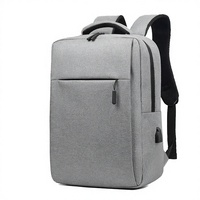 Sac à dos de voyage étanche pour ordinateur portable, idéal pour les affaires, l'école et les voyages transfrontaliers, avec fermeture éclair, doublure en polyester, design tendance, logo personnalisable