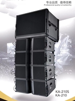 Système de sonorisation professionnel acoustique KA210 personnalisable à double haut-parleur de 10 pouces en métal pour intérieur/extérieur, idéal pour bars, hôtels, scènes, garantie 2 ans