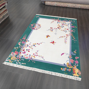 Bộ sưu tập của tay dệt <span class=keywords><strong>handknotted</strong></span> làm len khu vực Thảm hiện đại làm bằng tay len và Vàng Trung Quốc thảm - Product Image 3