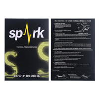 Papier à tatouage lisse Spark, papier thermique pour détails en surbrillance, pochoirs temporaires pour un art corporel et des tatouages précis