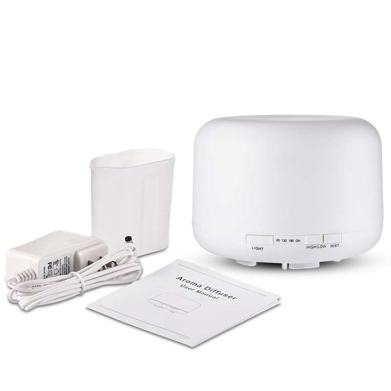 Elektrischer 500ML Ultraschall Aroma therapie Diffusor ätherisches Öl Diffusor 7 Farben Nebel Luftbe feuchter für Home Office