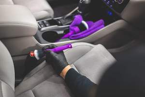 Cepillo sintético para detalles de automóviles, cerdas ultrasuaves, agarre cómodo, limpieza sin arañazos, emblemas interiores exteriores, insignias - Product Image 6