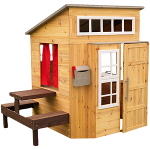 <span class=keywords><strong>Maison</strong></span> de jeu moderne solide pour enfants, petit ensemble, cabine de jeu pour la <span class=keywords><strong>maison</strong></span>, appartement pour enfants, salon, intérieur et extérieur - Product Image 1