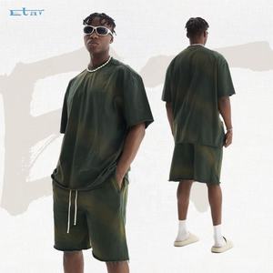 เสื้อยืดผู้ชายผ้าฝ้ายโอเวอร์ไซส์สำหรับทุกเพศ100% 280gsm โลโก้ได้ออกแบบได้ตามที่ต้องการ - Product Image 4