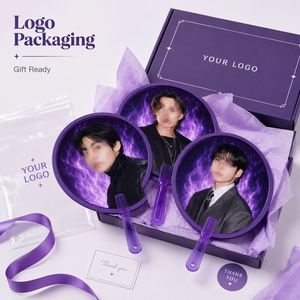 Abanico Redondo Personalizado <span class=keywords><strong>de</strong></span> Bangtan Boys Kpop Idol con Impresión UV <span class=keywords><strong>de</strong></span> Doble Cara, Merchandising <span class=keywords><strong>de</strong></span> Apoyo para Conciertos, Regalos para Fans - Product Image 5