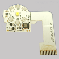 Anillo de Luz LED para Teléfono, Módulo de Luz de Relleno de 6 LED con Control de Intensidad, Conexión FPC para Smartphone, Flash para Selfies, PCBA ODM