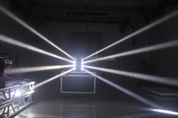 Éclairage LED Spider Moving Head 8x10W RGBW 4-en-1 pour club, DJ, fête, scène