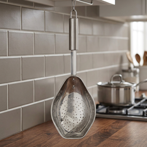 Colador con Asa, También Funciona como Colador de Frutas, Utensilio de Cocina para Mantener las Manos Alejadas del Calor - Product Image 1
