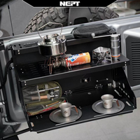 Table pliante multifonctionnelle pour hayon de SUV, camionnette, camping, cuisine tout-terrain, adaptable pour la porte arrière