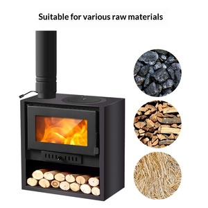 Chimenea <span class=keywords><strong>de</strong></span> <span class=keywords><strong>Leña</strong></span> <span class=keywords><strong>de</strong></span> Doble Combustible para Uso Doméstico, <span class=keywords><strong>Diseño</strong></span> Moderno Personalizado, Estufa <span class=keywords><strong>de</strong></span> Calefacción Ahorradora <span class=keywords><strong>de</strong></span> Energía y Reforzada para Uso en Interiores - Product Image 4